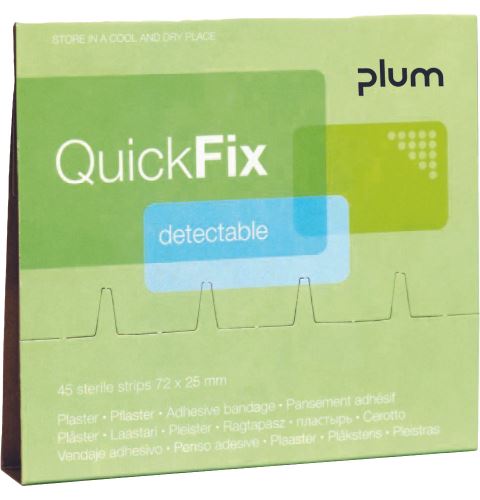PLUM QUICKFIX PLASTER REFILLS 5513 / Náhradní balení náplastí s identifikovatelnými kovovými vlákny