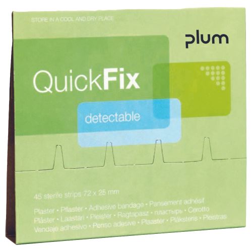 PLUM QUICKFIX PLASTER REFILLS 5513 / Náhradní balení náplastí s identifikovatelnými kovovými vlákny