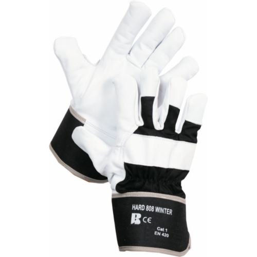BAN HARD WINTER 03121 / Kombinované zateplené rukavice 10,5