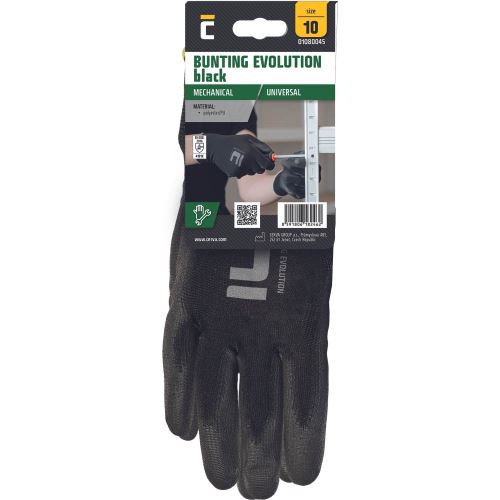 CERVA BUNTING BLACK EVOLUTION blistr / Povrstvené rukavice