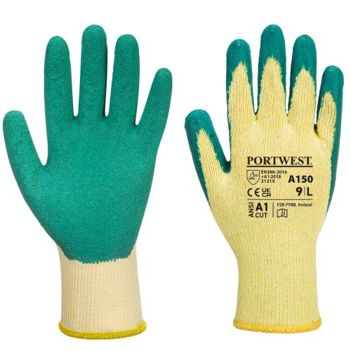 PORTWEST CLASSIC GRIP A150 / Máčené rukavice v latexu