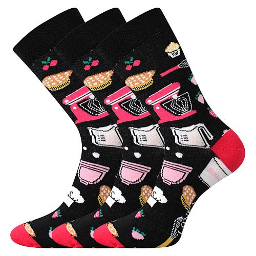 LONKA WOODOO / Klasické obrázkové ponožky, cukrářka