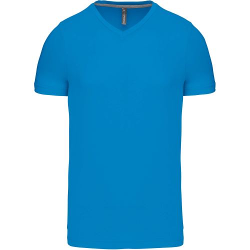 KARIBAN VINTAGE V-NECK K357 / Pánské tričko s krátkým rukávem