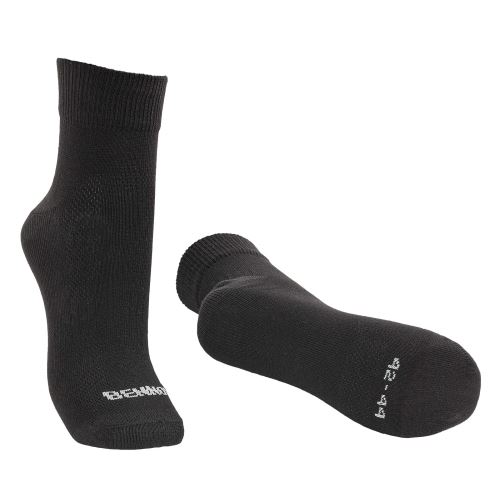 BENNON AIR SOCK BLACK / Vzdušné a lehké univerzální ponožky zkráceného střihu