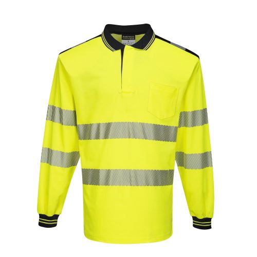 PORTWEST HI-VIS PW3 T184 / Reflexní polokošile, dl. rukáv