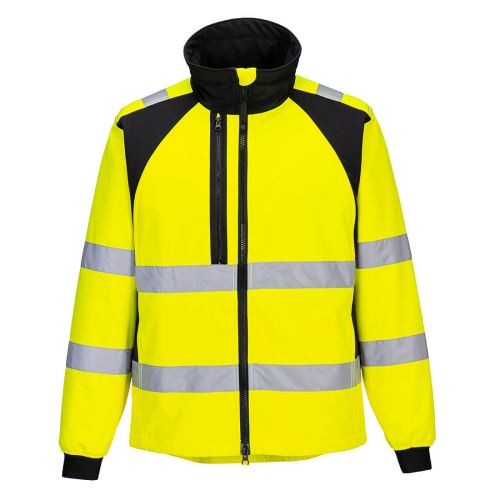 PORTWEST WX2 ECO HI-VIS CD875 / Reflexní softshellová ECO bunda