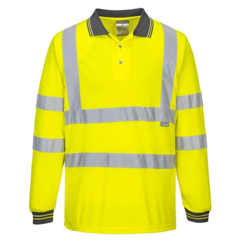 PORTWEST HI-VIS S277 / Funkční reflexní polokošile, dl. rukáv