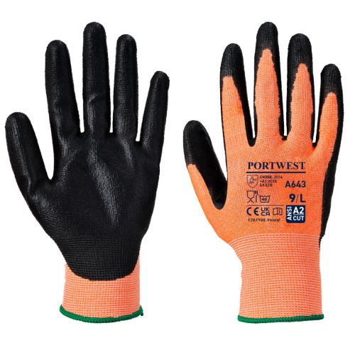 PORTWEST A643 / Protipořezové nitrilové rukavice, úroveň B