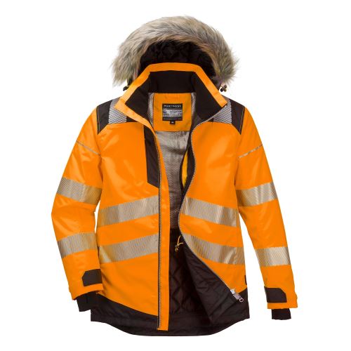 PORTWEST HI-VIS PW369 / Zimní reflexní bunda, voděodolná