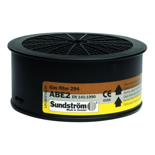ARDON SUNDSTRÖM® SR 294 / Plynový filtr ABE2 pro polomasky a celoobličejové masky H02-3312
