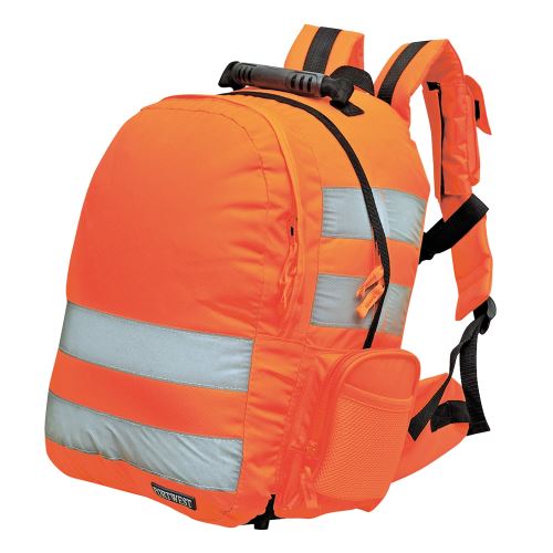 PORTWEST HI-VIS B904 / Reflexní batoh - HV oranžová 25 litrů
