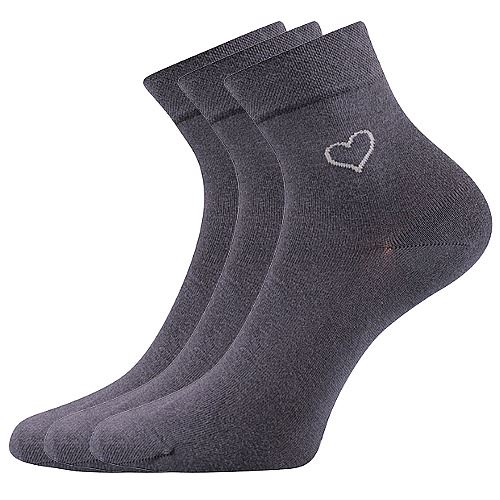 LONKA FILIONA / Dámské elegantní ponožky se srdíčkem