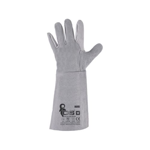 CXS HURI / Svářecí kožené rukavice - šedá 10