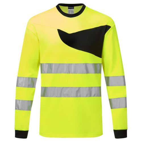 PORTWEST HI-VIS PW221 / Reflexní tričko s dlouhým rukávem PW2