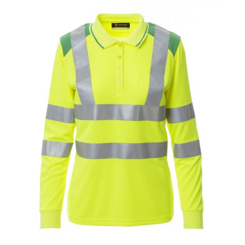 PAYPER GUARD+ WINTER LADY FLUO 001482-0028 / Dvoubarevná reflexní polokošile s dlouhým rukávem