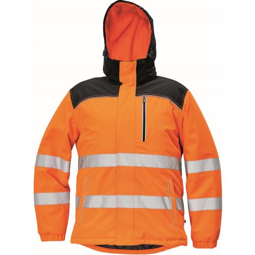 CERVA KNOXFIELD HI-VIS / Zimní reflexní bunda s kapucí