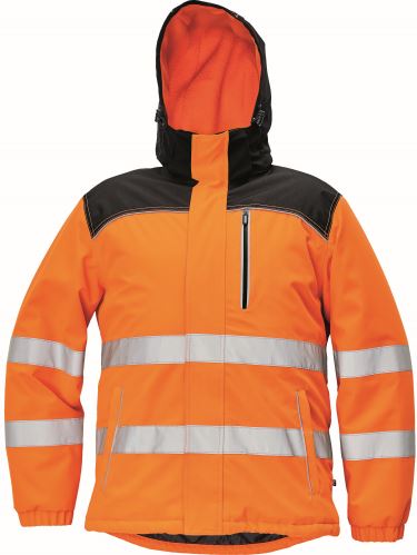 CERVA KNOXFIELD HI-VIS / Zimní reflexní bunda s kapucí