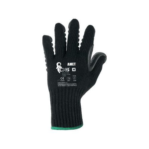 CXS AMET / Antivibrační rukavice - černá 10