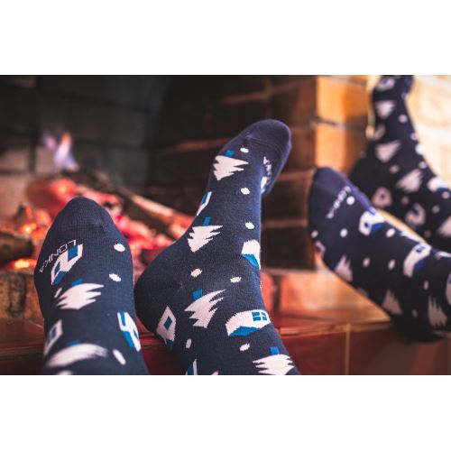 LONKA DAMERRY / Obrázkové ponožky s vánočním motivem