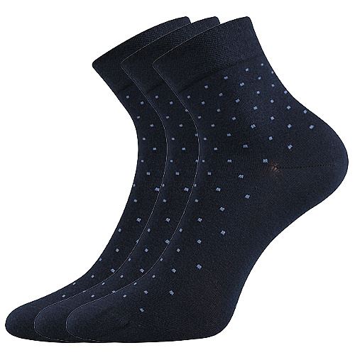 LONKA FIONA / Dámské elegantní ponožky s puntíky