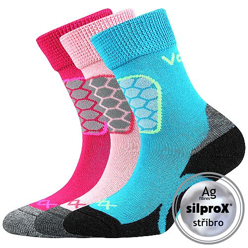 VoXX SOLAXIK / Dětské sportovní funknčí ponožky, silproX