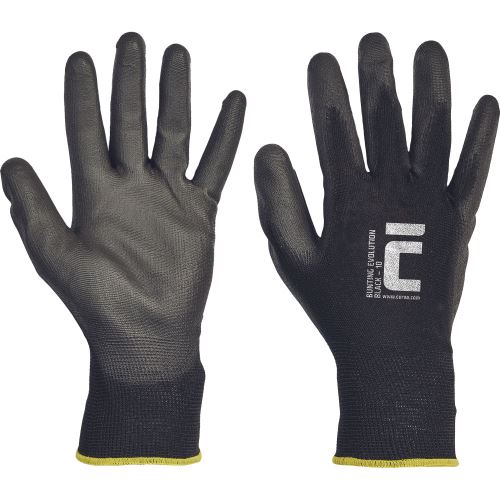 CERVA BUNTING BLACK EVOLUTION / Povrstvené rukavice