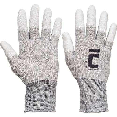 FF TEREL LIGHT / Bezešvé antistatické máčené rukavice