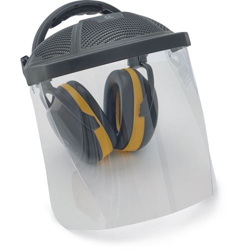 ED Ear Defender 2H / Náhlavní systém s polykarbontovým štítem a sluchátky