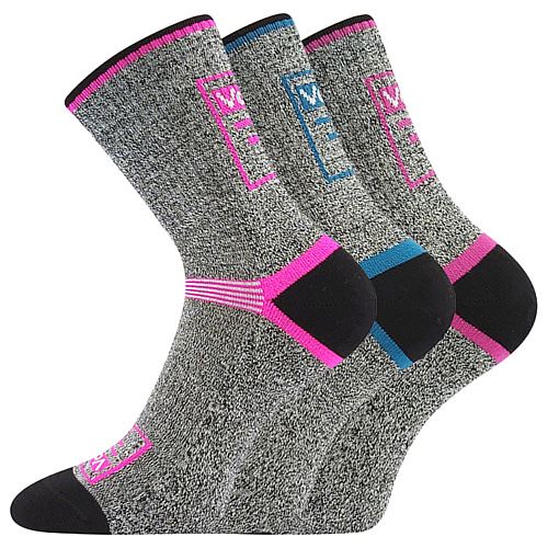 VoXX SPECTRA / Dámské melírované bavlněné ponožky