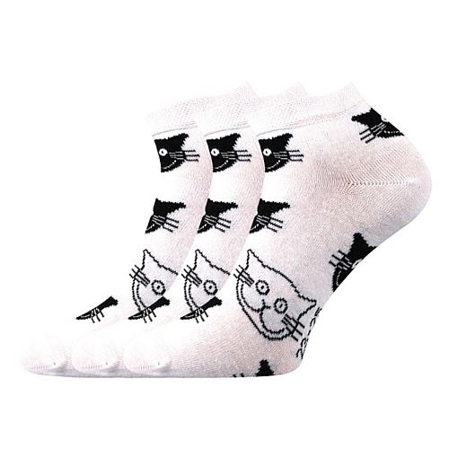 BOMA PIKI / Dámské bavlněné ponožky s kočkou