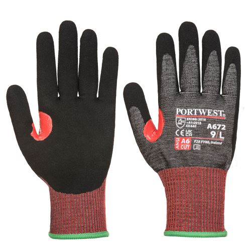 PORTWEST CT200 AHR13 A672 / Nitrilové neprořezné rukavice, dotykové, úroveň F
