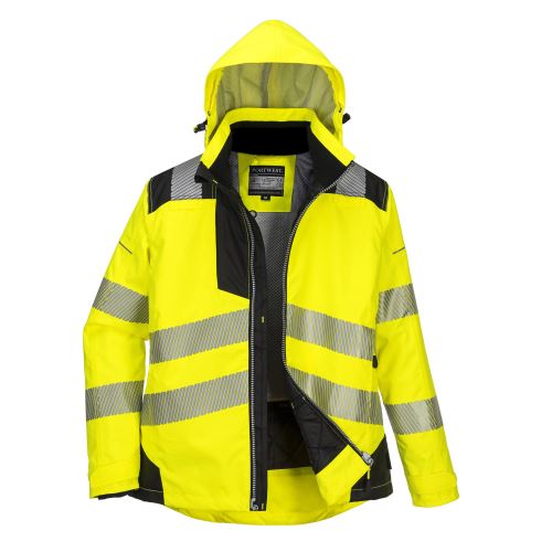 PORTWEST HI-VIS PW382 / Dámská zimní reflexní bunda, voděodolná