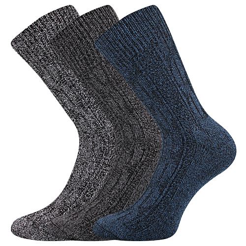BOMA PRADĚD / Klasické silné melírované ponožky