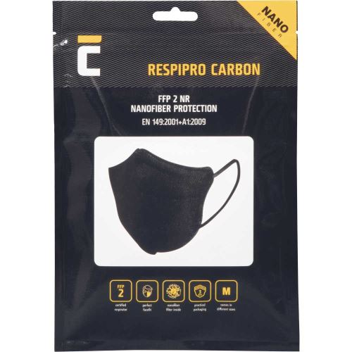 CERVA RESPIPRO CARBON / Antivirový nano respirátor FFP2 (3 ks/balení)