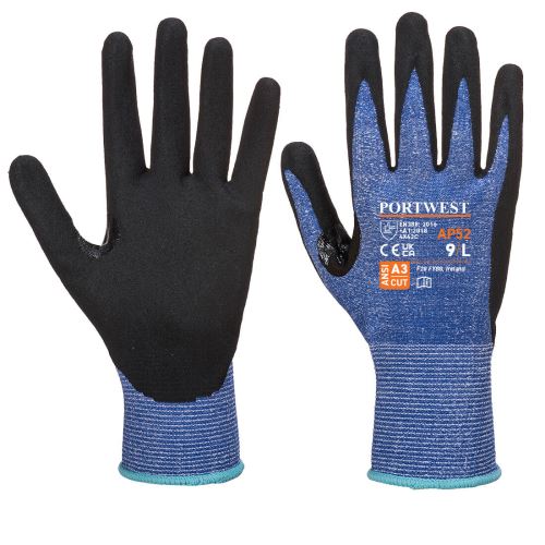 PORTWEST DEXTI CUT ULTRA AP52 / Protipořezové nitrilové rukavice, úroveň C