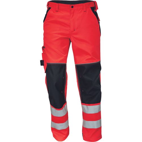 CERVA KNOXIFELD HI-VIS FL290 / Pracovní reflexní kalhoty do pasu