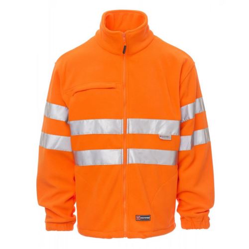 PAYPER LIGHT FLUO 000344-0069 / Fleece mikina s reflexními pruhy 3M