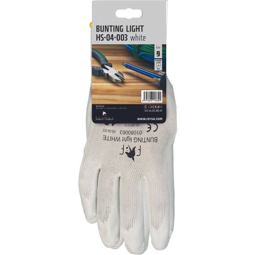 FF BUNTING LIGHT HS-04-003 blistr / Povrstvené rukavice - bílá