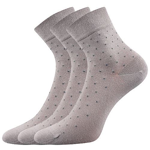 LONKA FIONA / Dámské elegantní ponožky s puntíky