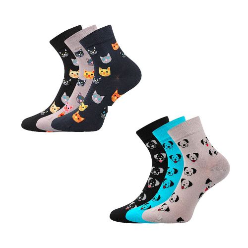 LONKA FELIXA / Dámské ponožky s motivem zvířátek