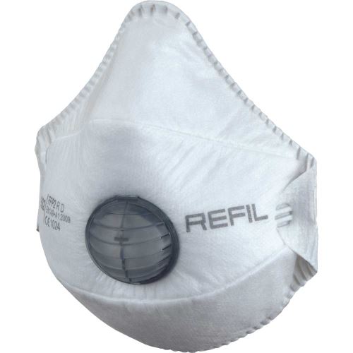 REFIL 1032 / Tvarovaný respirátor FFP2 s ventilem (5 kusů/balení)