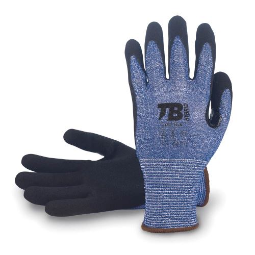 TB 413RF TFLN / Bezešvé rukavice máčené v mikroporézním nitrilu