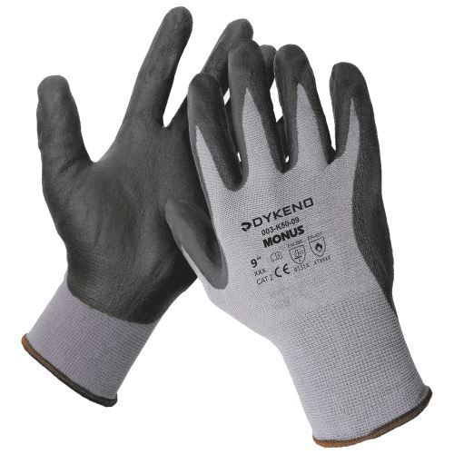 DYKENO MONUS 003-K50 / Povrstvené nylonové rukavice proti oleji