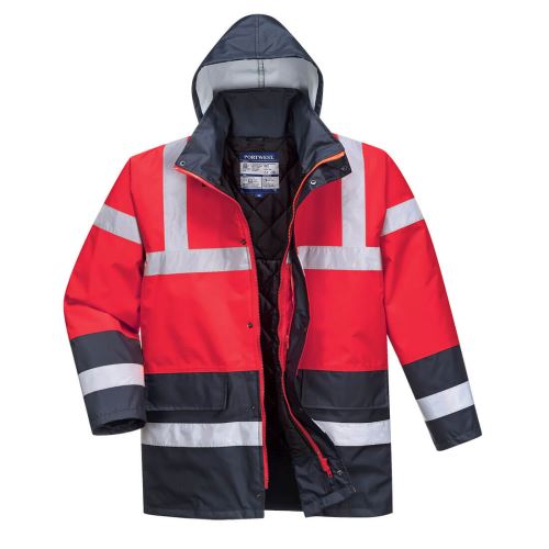 PORTWEST HI-VIS S466 / Nepromokavá reflexní bunda