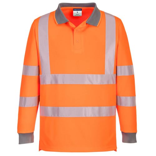 PORTWEST HI-VIS ECO POLO EC11 / Reflexní polokošile, dl. rukáv, 6ks v balení