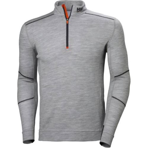 HELLY HANSEN LIFA 75107 / Pánské funkční tričko s 1/4 zipem z merino vlny