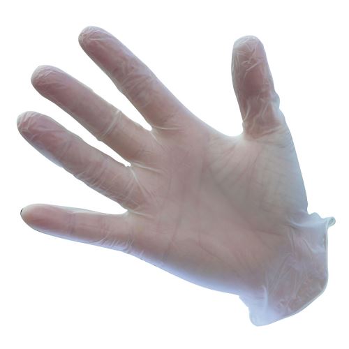 PORTWEST A900 / Jednorázové pudrované rukavice, 100 ks v balení