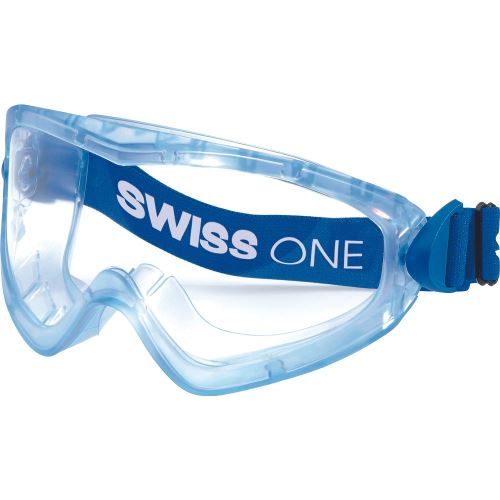 JSP SWISS ONE PROFILE POLYCARBONATE / Ochranné ventilované uzavřené brýle, čirý zorník