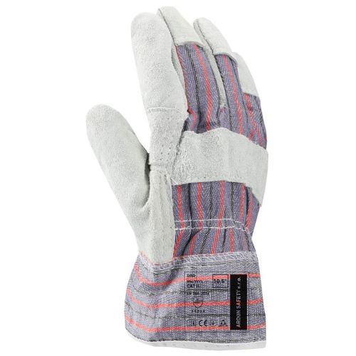 ARDON SAFE/GINO / Kombinované rukavice, s prodejní etiketou - šedá 10