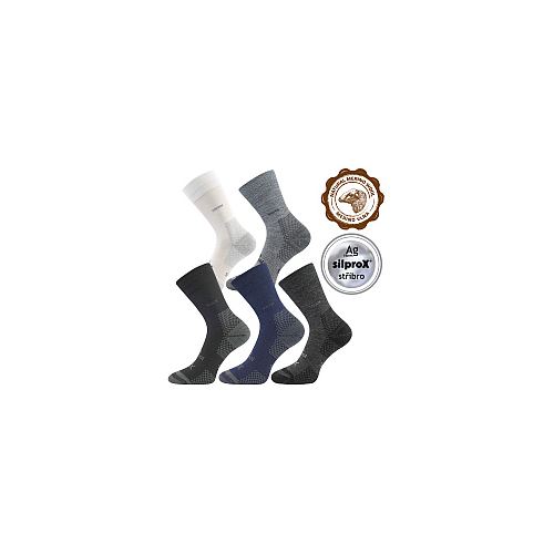 VoXX MENKAR / Sportovní ponožky z merino vlny, nestahující lem